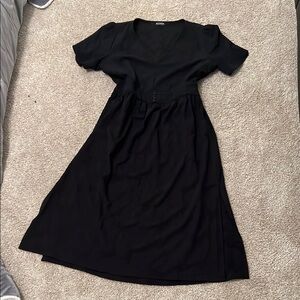 Disturbia Black Dress floral designs